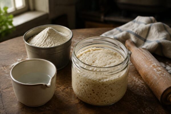 Cómo crear y mantener una masa madre para pizza perfecta