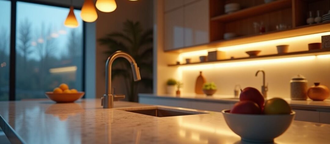 Cómo iluminar la cocina: capas, temperaturas y errores comunes