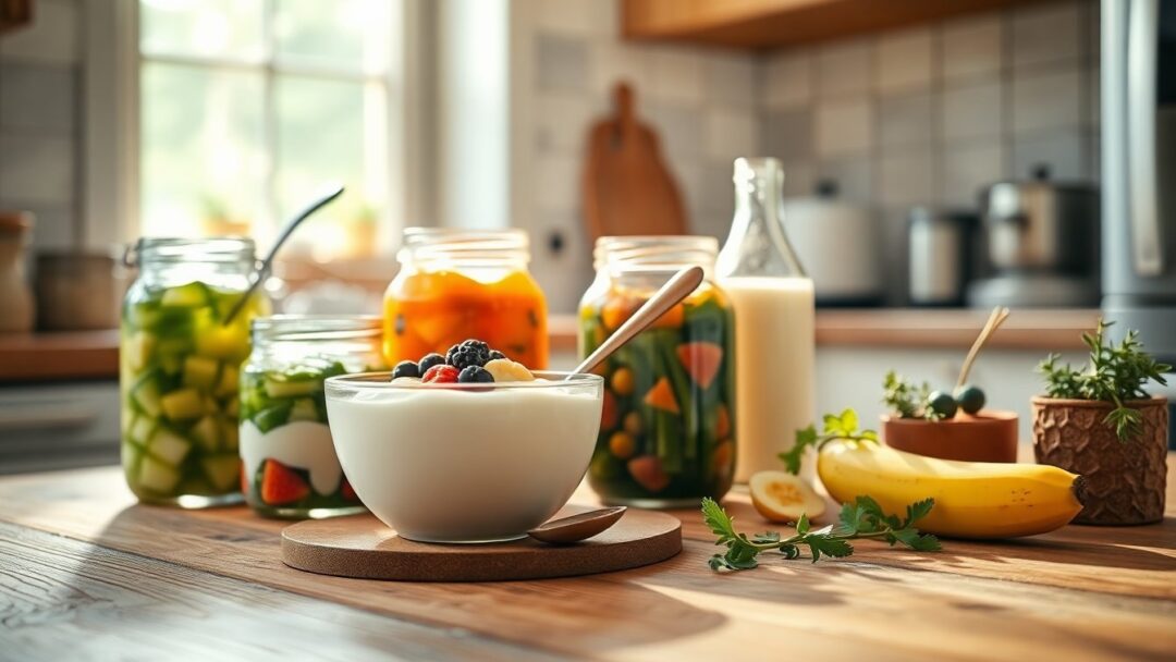 Cómo integrar probióticos con alimentos reales y fáciles