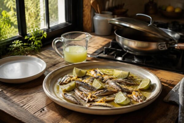 Cómo lograr boquerones al limón crujientes y sin exceso de aceite