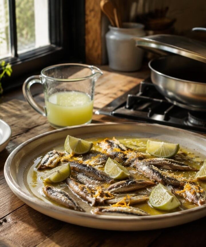 Cómo lograr boquerones al limón crujientes y sin exceso de aceite