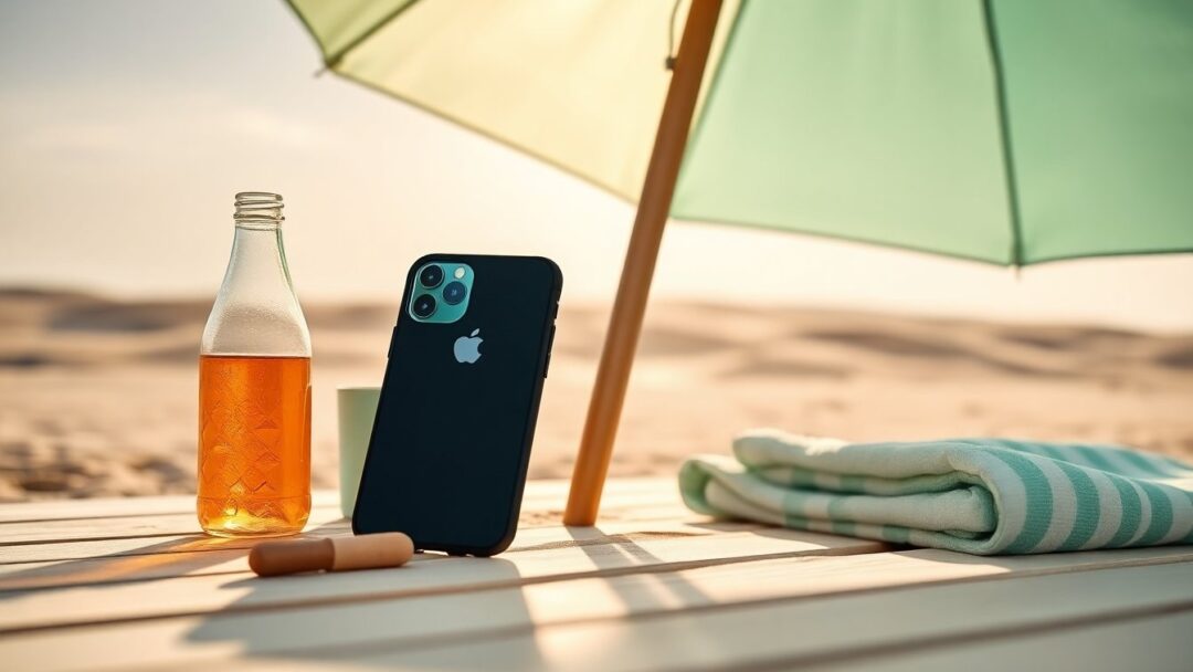 Consejos prácticos para mantener tu iPhone seguro en la playa durante el verano
