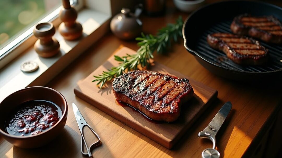 Domina el arte de la parrilla: sellado, reposo y marinados