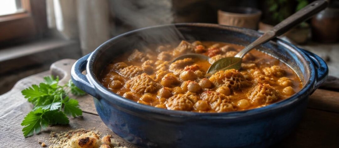 Receta auténtica de callos con garbanzos: sabores intensos y texturas memorables