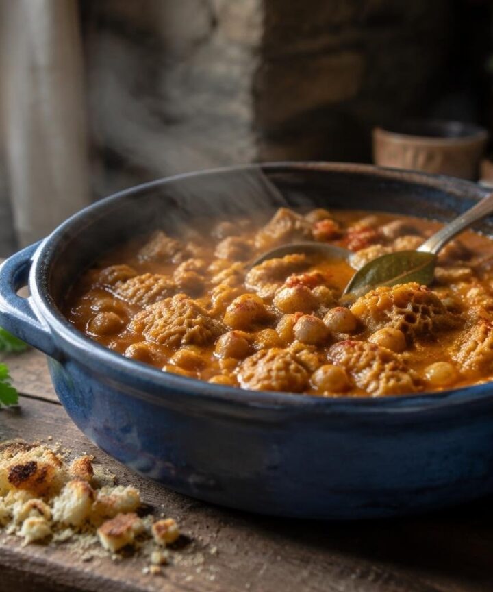 Receta auténtica de callos con garbanzos: sabores intensos y texturas memorables