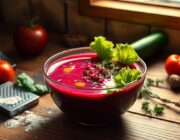 Receta de gazpacho de remolacha: frescura y nutrientes en cada cucharada
