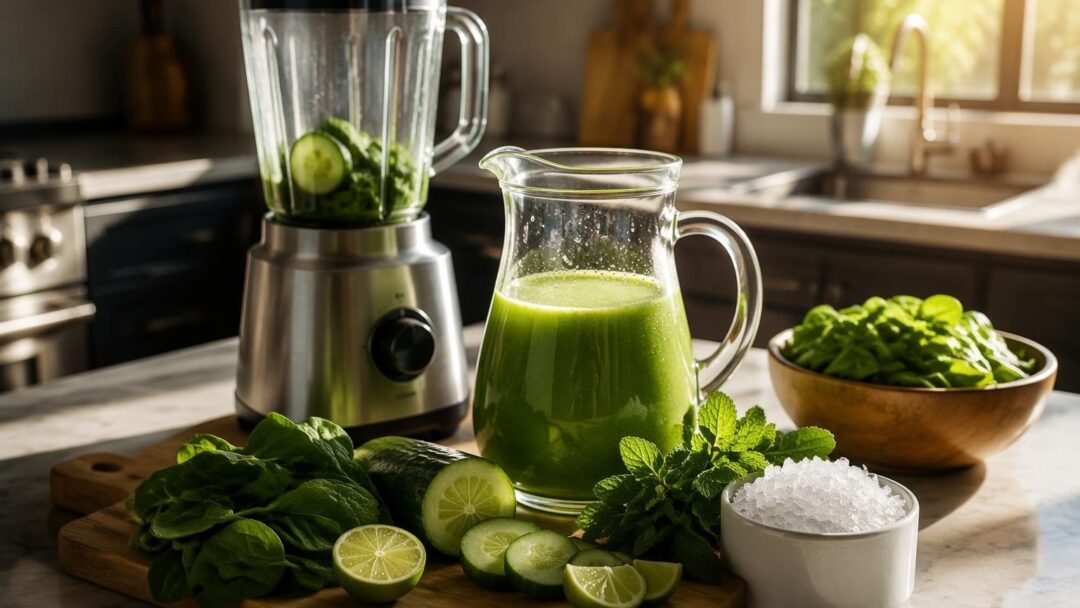 Recetas saludables para hidratarse: jugos verdes y granizados caseros