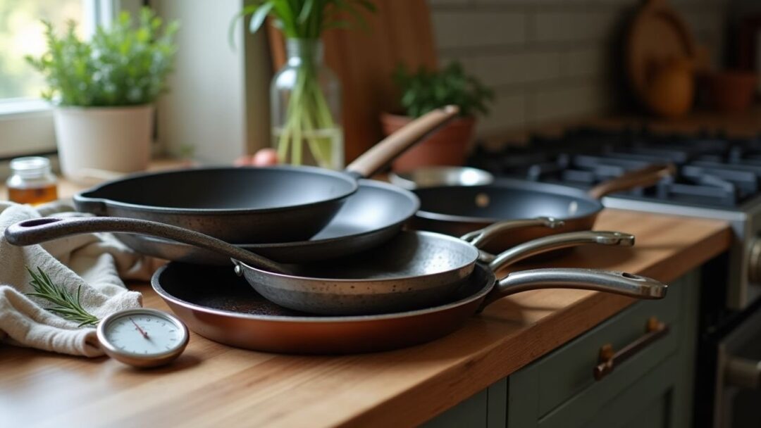 Sartenes: material, grosor y tipo de cocina para una elección perfecta