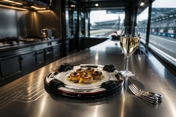 The Out Lap: el restaurante móvil que fusiona alta cocina y velocidad en la Fórmula 1