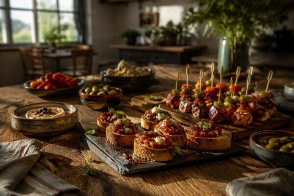 Tostas, banderillas y dips: la combinación perfecta para tus picoteos