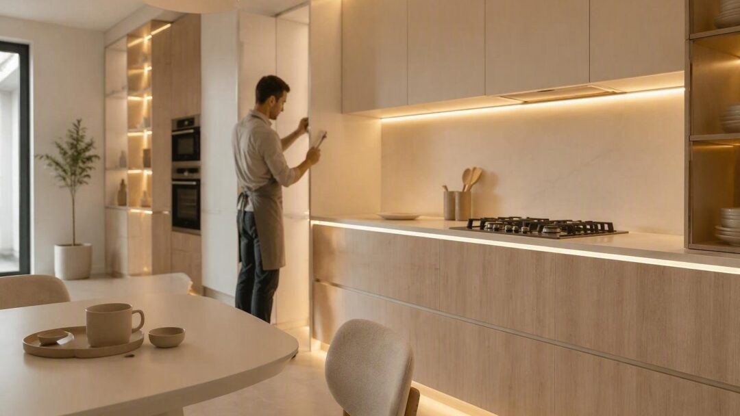 Cómo iluminar encimeras, hornillas y comedor con LEDs cálidos y económicos