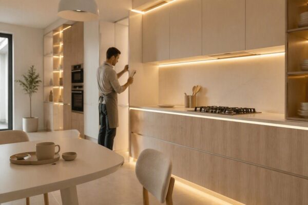 Cómo iluminar encimeras, hornillas y comedor con LEDs cálidos y económicos