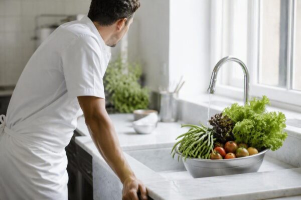Cómo lavar y desinfectar verduras de temporada de forma efectiva