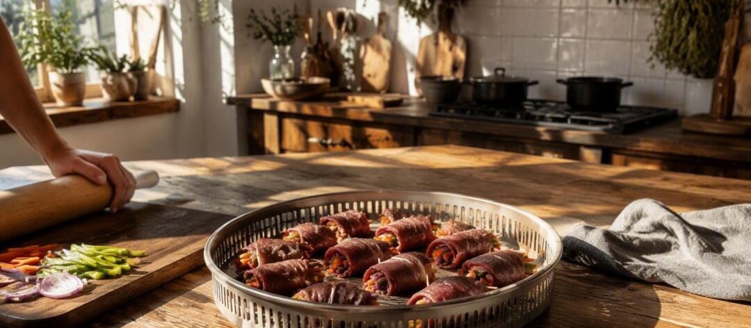 Cómo preparar rollitos de carne en freidora de aire: receta fácil en 20 minutos