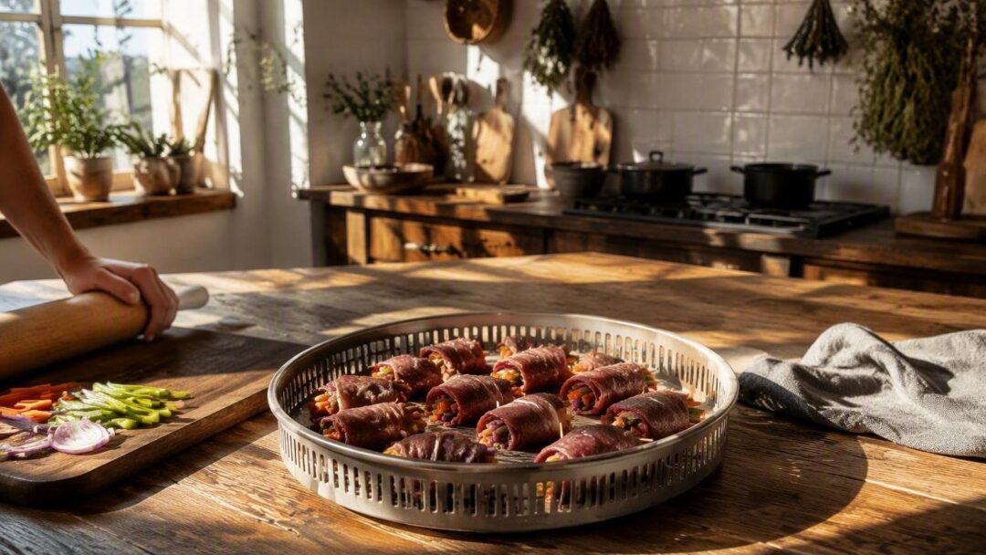 Cómo preparar rollitos de carne en freidora de aire: receta fácil en 20 minutos