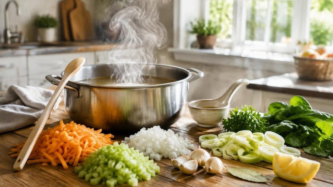 Cómo preparar un caldo de verduras saludable y delicioso según el chef Jordi Cruz