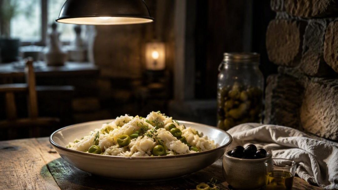 Receta tradicional de mojete de bacalao y cebolleta: frescura y sabor extremeño