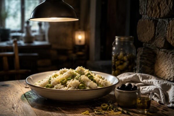 Receta tradicional de mojete de bacalao y cebolleta: frescura y sabor extremeño
