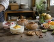 Recetas rápidas de postres sin horno con texturas golosas