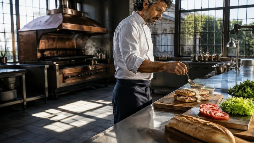 Panini de pollo paso a paso para rellenos y salsas
