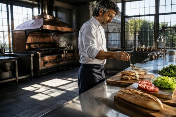 Panini de pollo paso a paso para rellenos y salsas