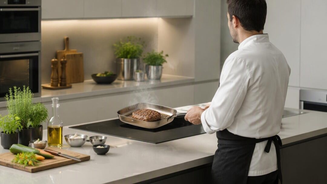 Técnicas de chefs: plancha sin aceite, vapor y salmuera rápida