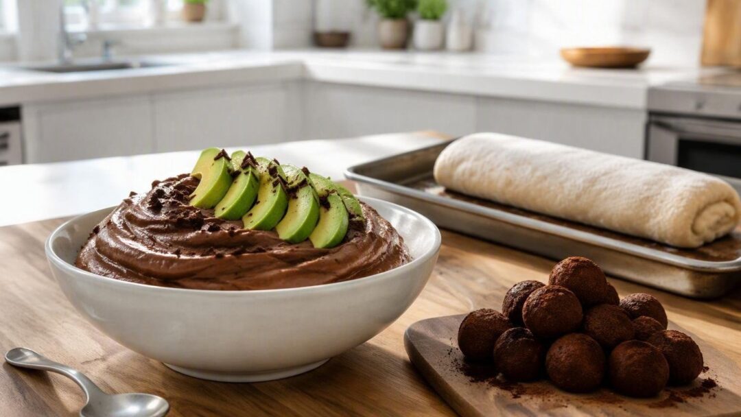 Trufas, mousse de aguacate y postre vegano con pinsa: recetas fáciles