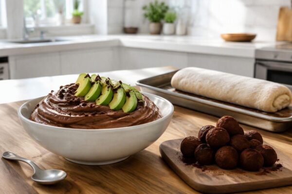 Trufas, mousse de aguacate y postre vegano con pinsa: recetas fáciles