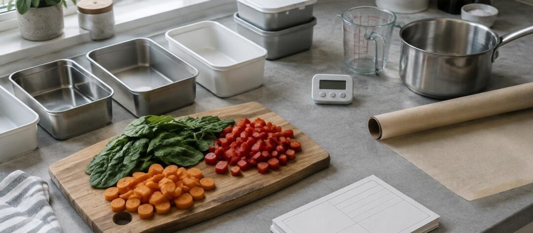 Batch cooking en 60 minutos: platos sabrosos y fotogénicos