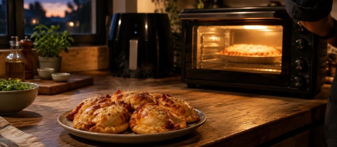 Cómo hacer empanadillas estilo pizza en airfryer o mini horno