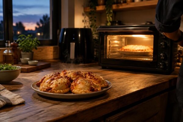Cómo hacer empanadillas estilo pizza en airfryer o mini horno