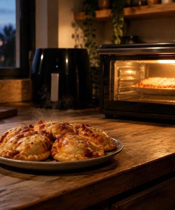 Cómo hacer empanadillas estilo pizza en airfryer o mini horno