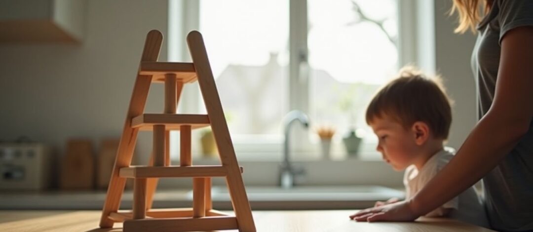 Cómo la torre Montessori impulsa la independencia infantil