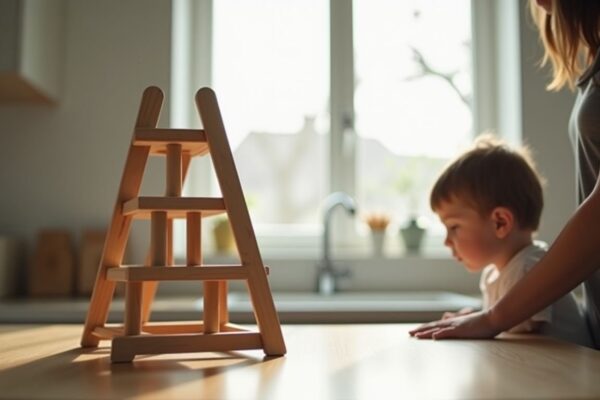 Cómo la torre Montessori impulsa la independencia infantil