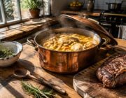 Cómo preparar un caldo de cocido sin rancio y un bife jugoso