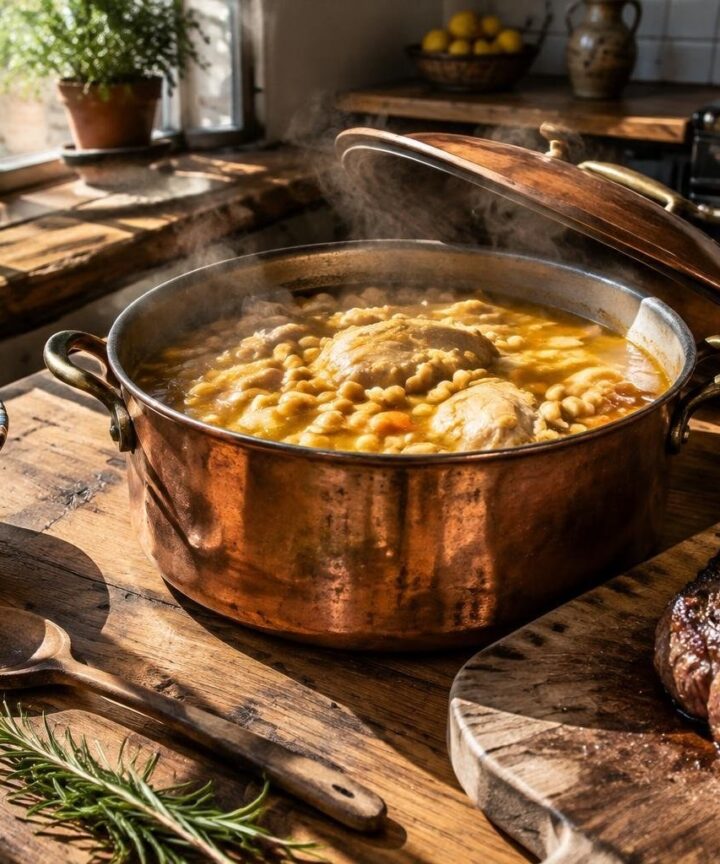 Cómo preparar un caldo de cocido sin rancio y un bife jugoso