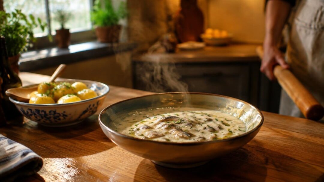 Crema de sardinas y puré de patata en 5 minutos al estilo Berasategui