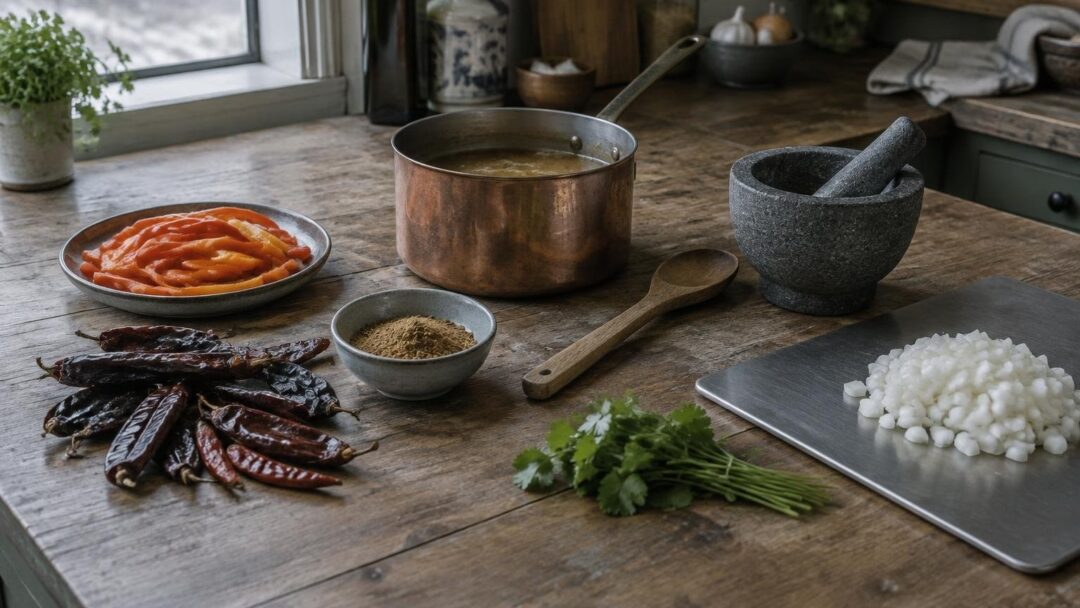 Domina el tatemar, tostar y moler en salsas mexicanas