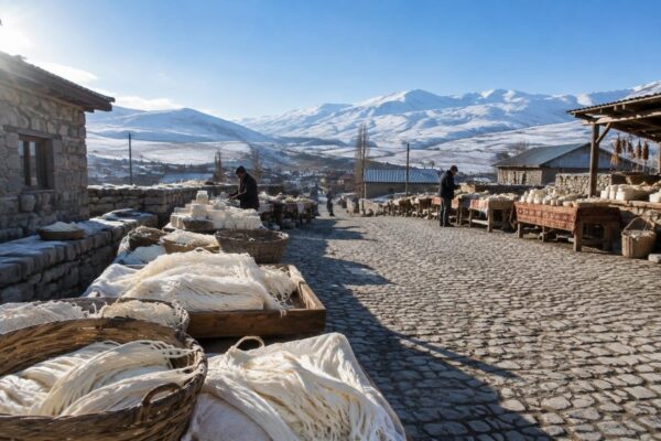 Erzurum Civil Peyniri, queso fibroso tradicional de Erzurum