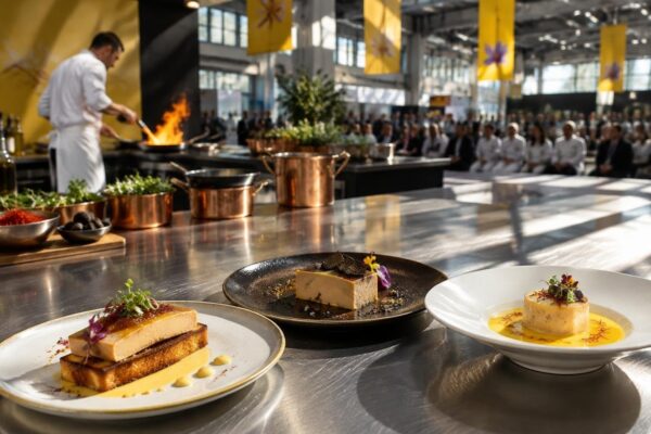 Foie gras estrella del showcooking de Juanlu Fernández en Valencia
