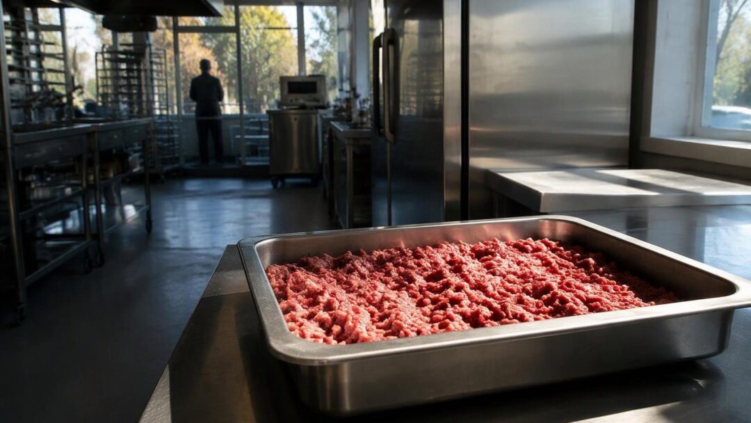 Métodos seguros para descongelar y almacenar carne molida
