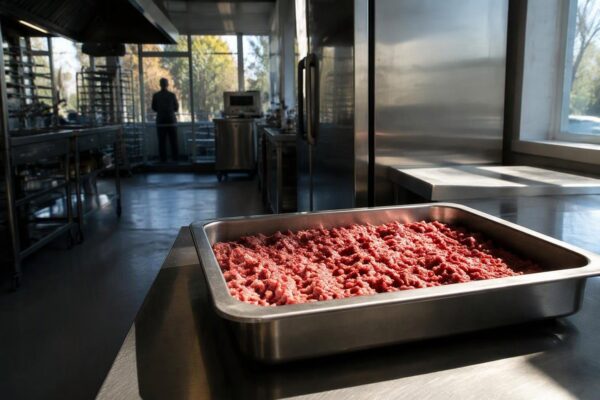 Métodos seguros para descongelar y almacenar carne molida