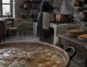 Receta tradicional de potaje de garbanzos con verduras, fácil y adaptable
