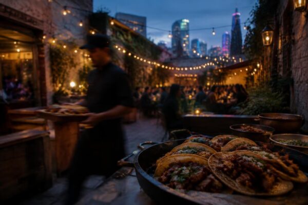 Tacos exclusivos de Lalo Palazuelos y César de la Parra