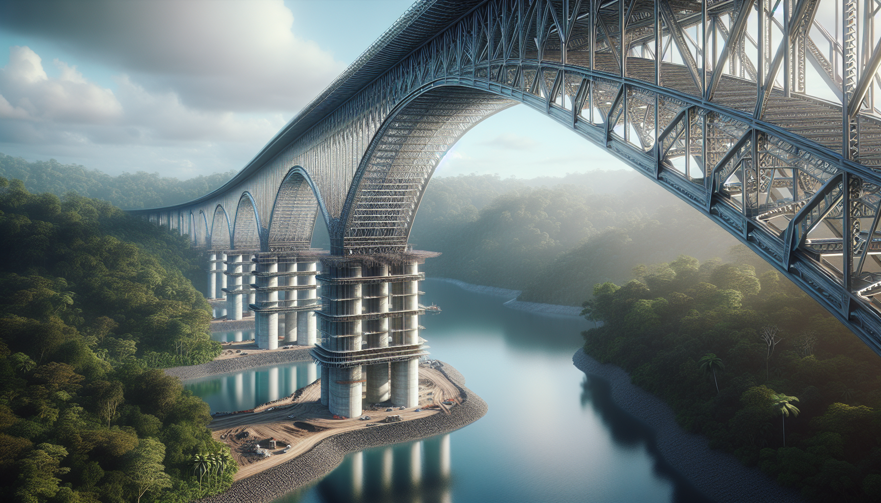 Avances significativos en la construcción del puente de Capote