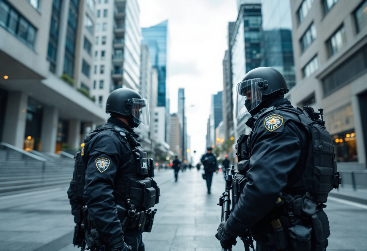 Operativo di polizia a Cali contro il crimine organizzato