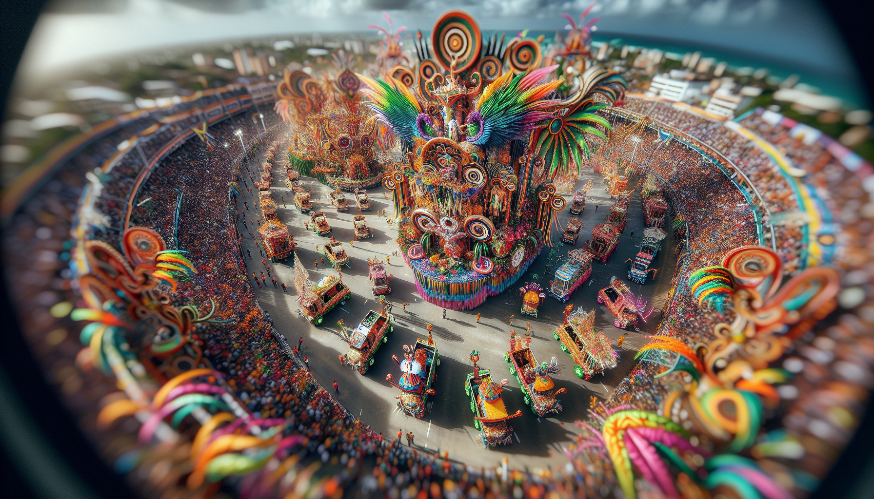 Immagine del Carnaval de Barranquilla 2025 con danzatori