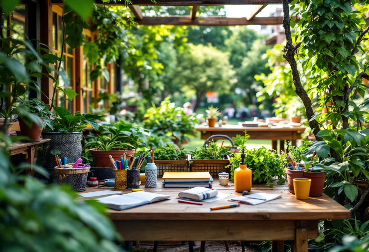 Jóvenes participando en actividades educativas en Expoagro