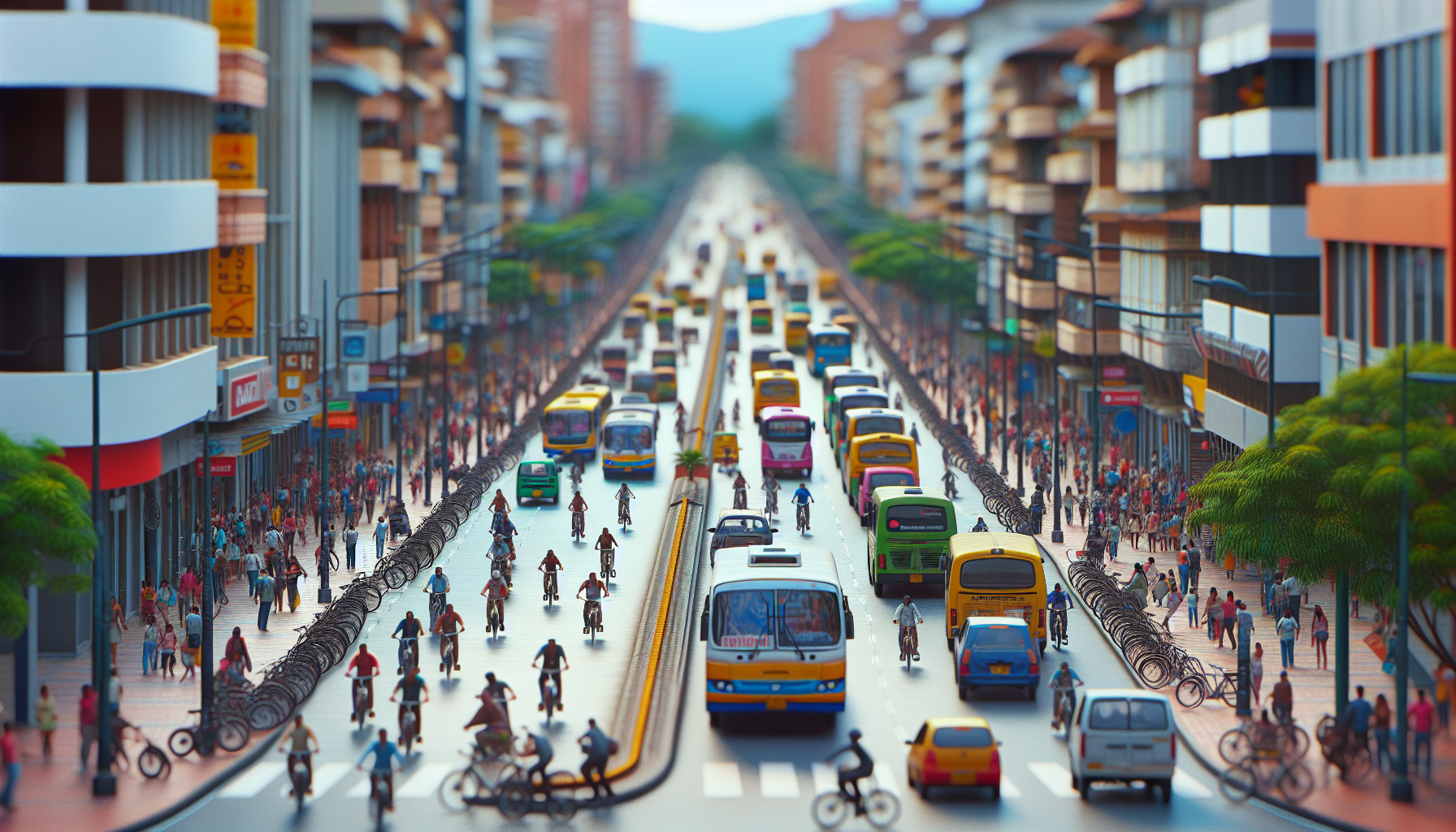 Immagine delle nuove misure di mobilità a Bucaramanga