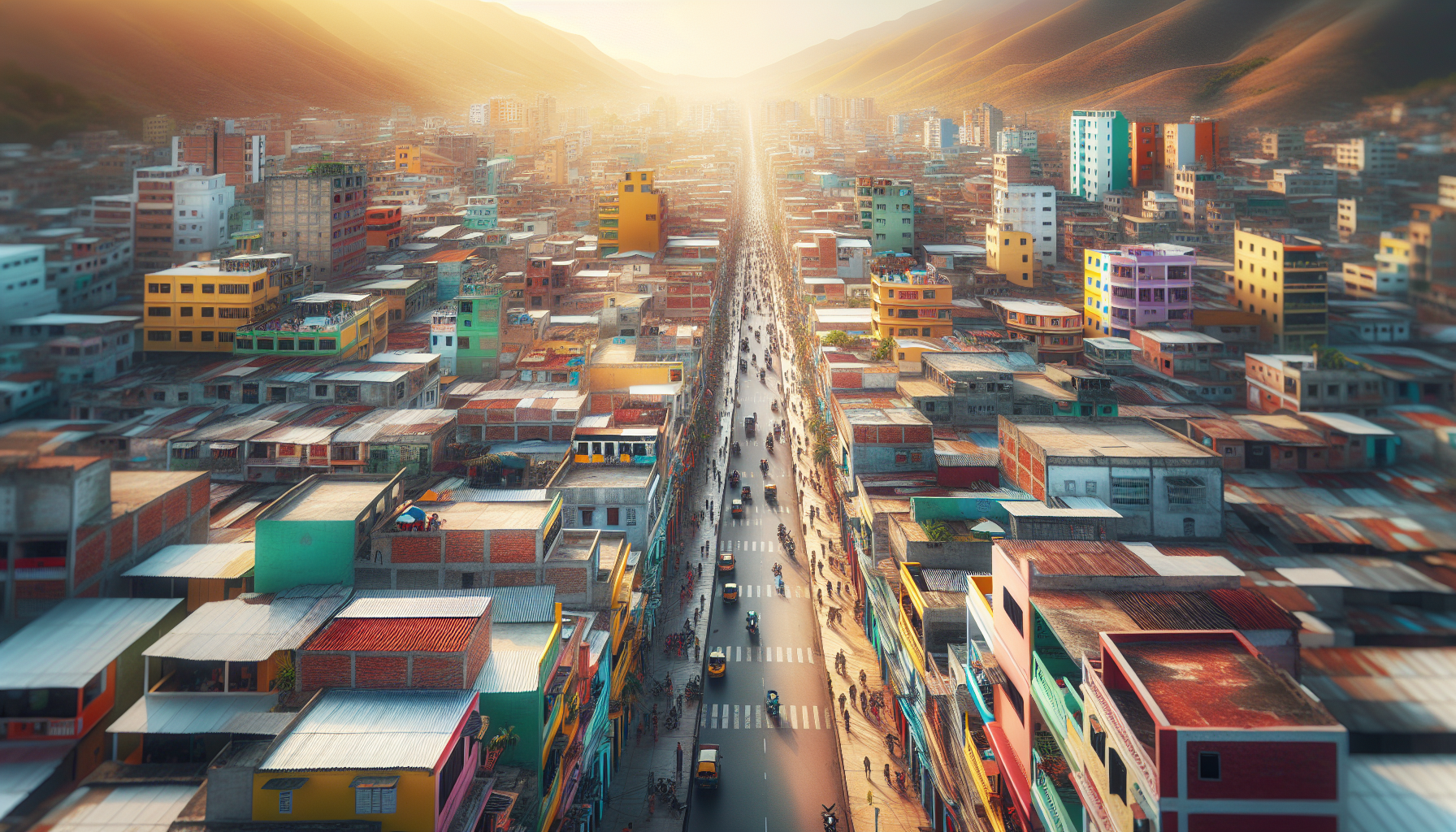 Patrulleros durante un'operazione contro i delinquenti a Barranquilla